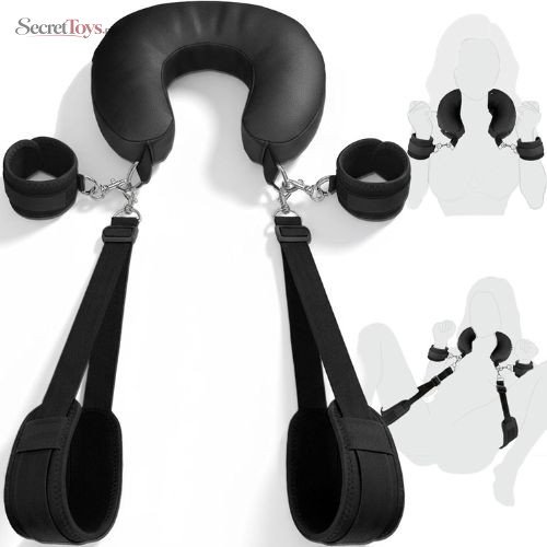 BDSM Bondage Restraint Set for Couples with Adjustable Handcuffs