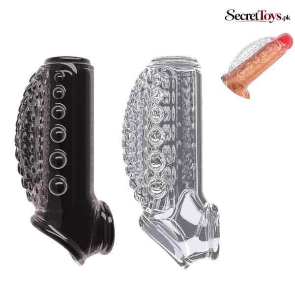 2 Piece Reusable Penis Sleeves for Men