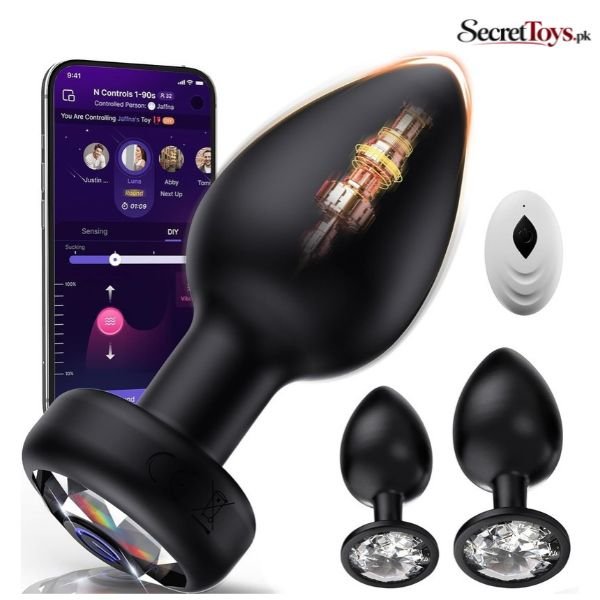 3 Piece Remote Controlled Vibrating Anal Plugs