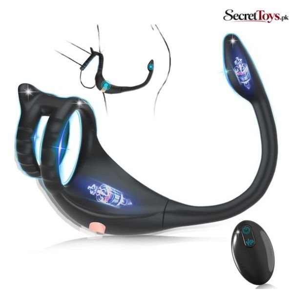 Vibrating Cock Ring Remote Control Stimulator