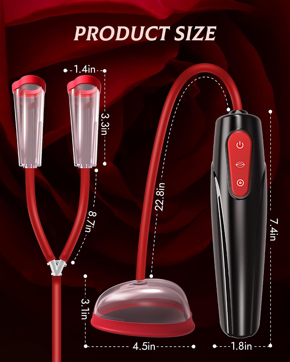 BDSM Anal Hook Set for Women with Chain Leash thumbnail 2