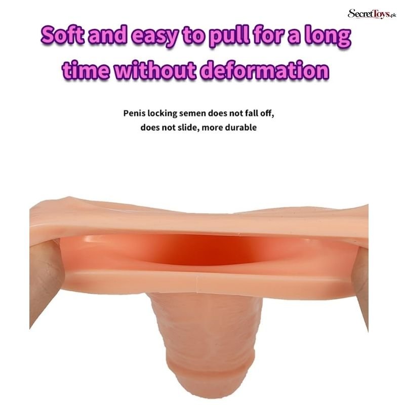 Soft 8.7 Inch Realistic Sleeve Extender for Men thumbnail 3