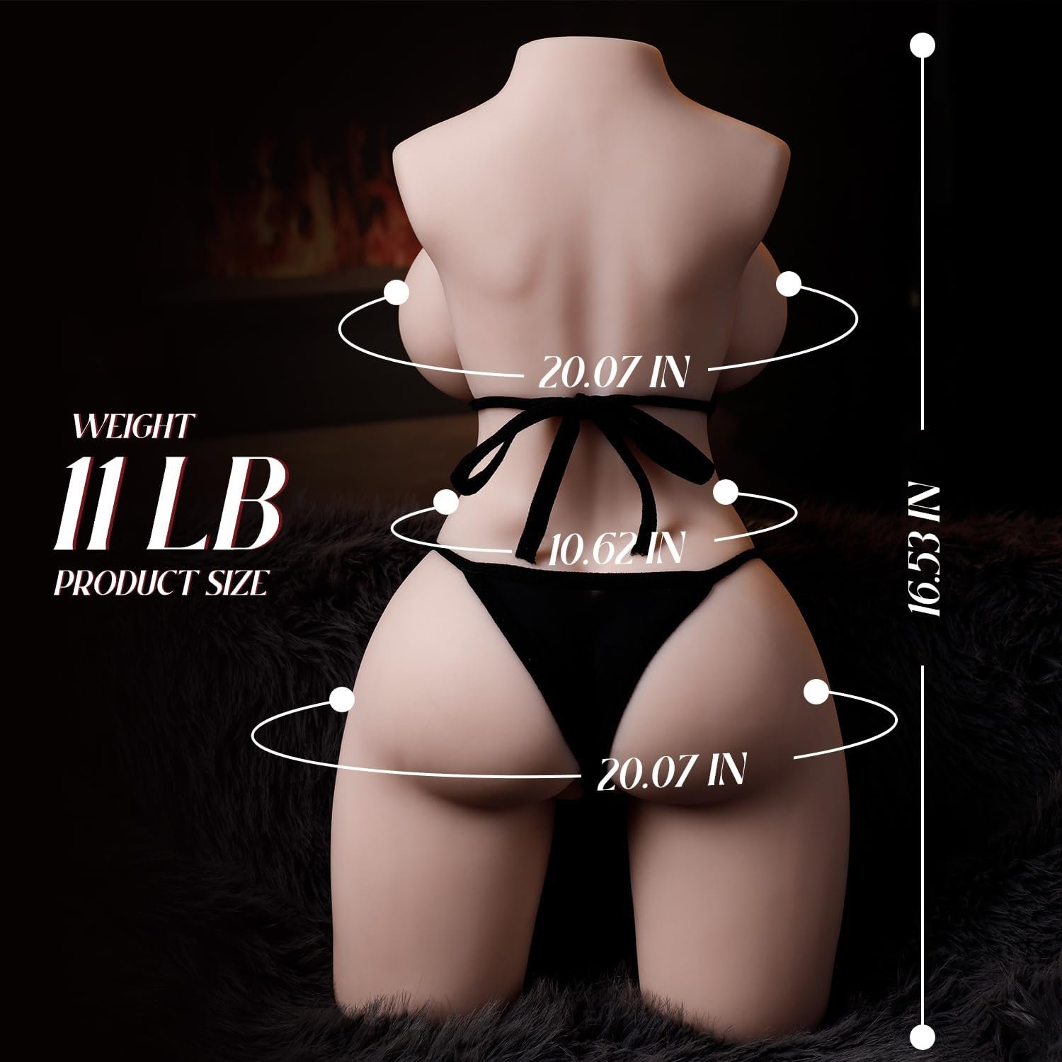 3 in 1 Adult Realistic Sex Doll Torso for Men thumbnail 4