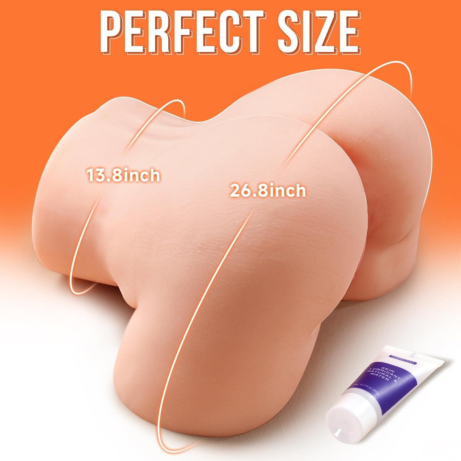 Realistic Adult Half Sex Doll Pussy for Men thumbnail 2