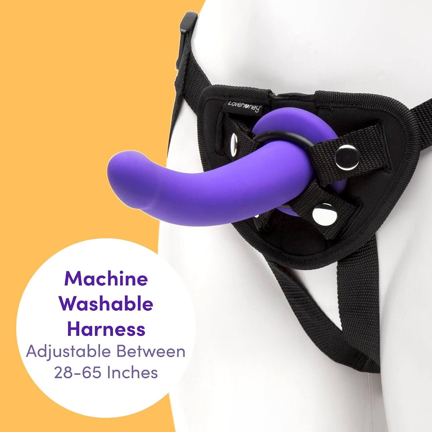 6 Inch Silicone Strap On Dildo Harness Kit thumbnail 3