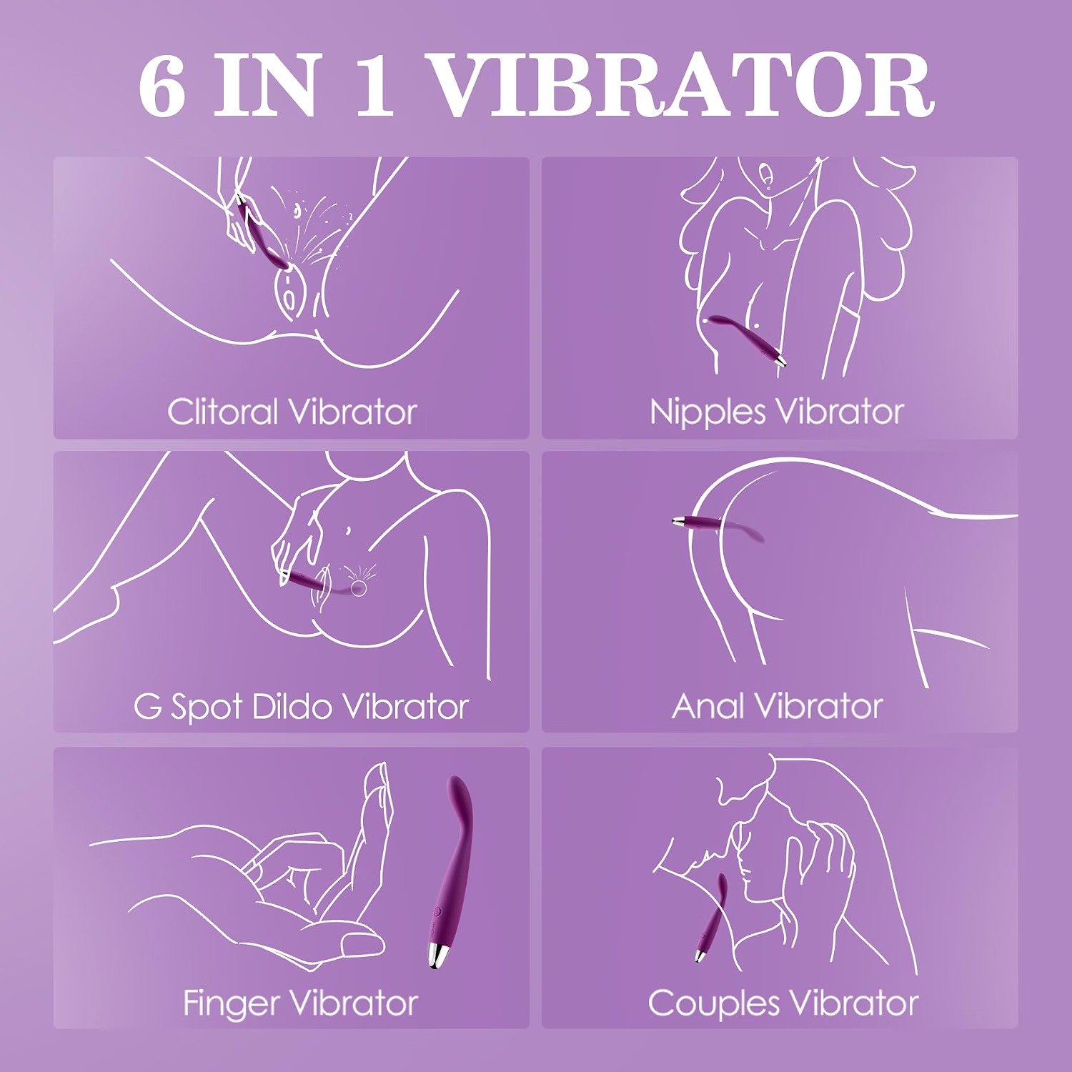 Adult G Spot Dildo Anal Vibrator for Women thumbnail 3