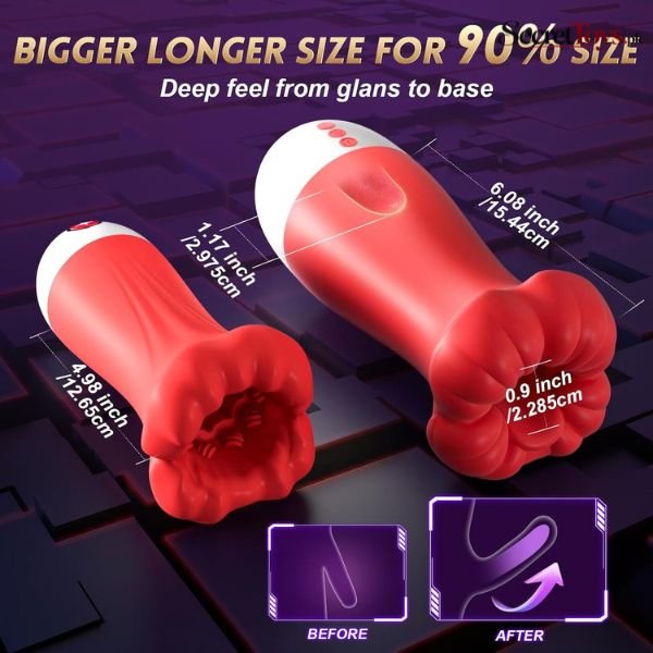 8 Inch Male Masturbator For Men thumbnail 2
