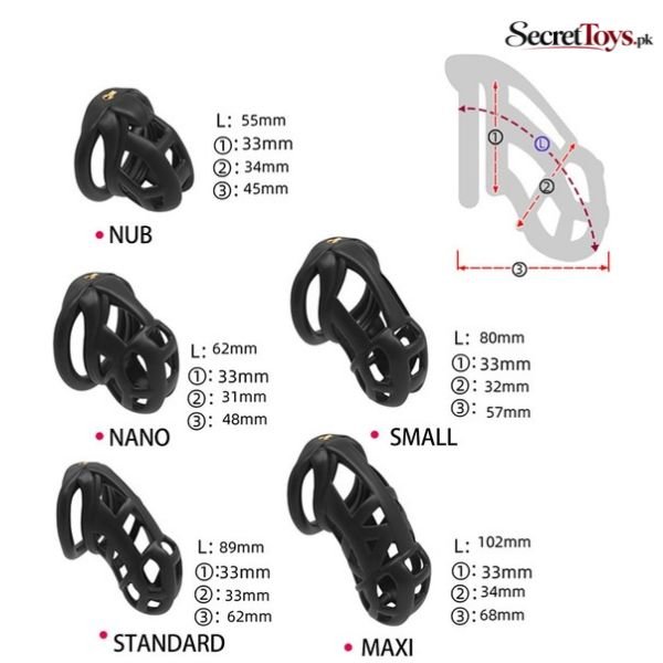 New 3 Resin Male Chastity Cage thumbnail 3