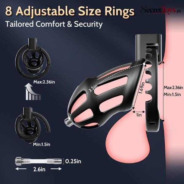 Lightweight Male Chastity Cage thumbnail 2