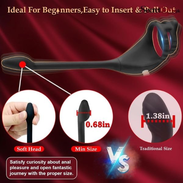 Vibrating Cock Ring Remote Control Stimulator thumbnail 2