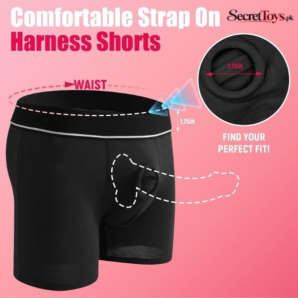 Hollow Strap On Dildo Boxer Shorts thumbnail 2