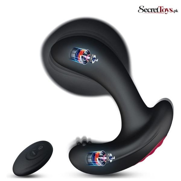 Remote Control Inflatable Vibrating Prostate Massager