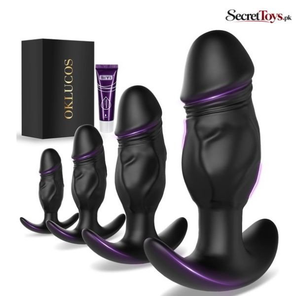 4 Piece Silicone Anal Plug Training Kit